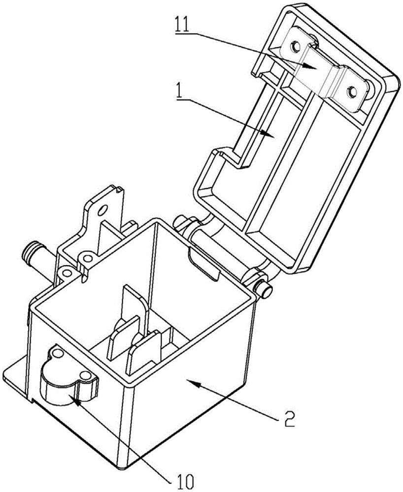 Convenient ink refilling device for stamping machine