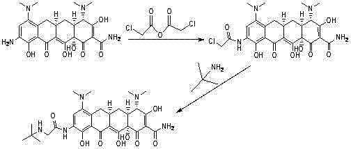Synthetic method for high-purity tigecycline