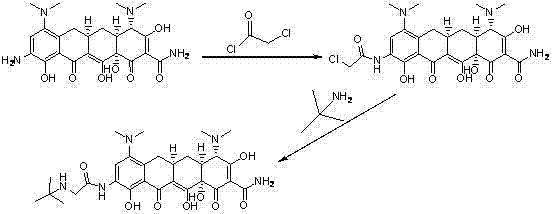 Synthetic method for high-purity tigecycline