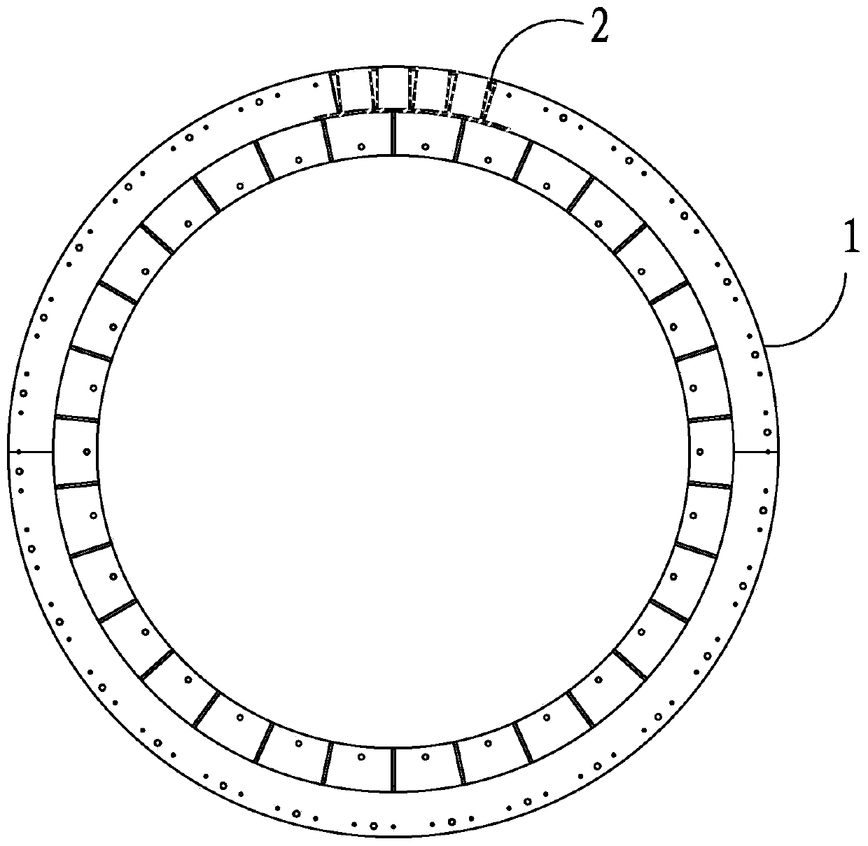 Processing and measuring technology of a matrix frame