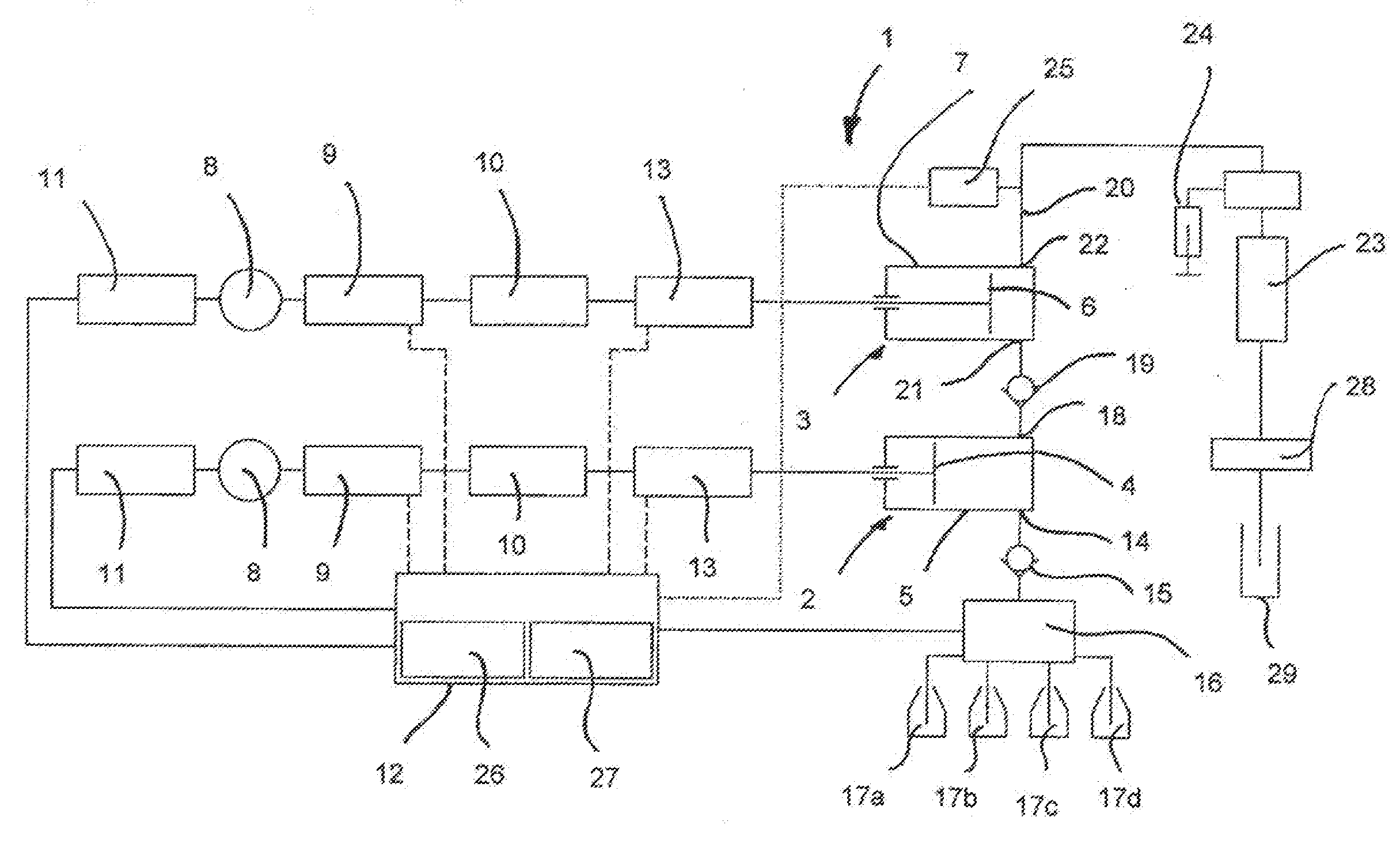 Piston Pump Having A Force Sensor And A Method For Controlling Said Pump