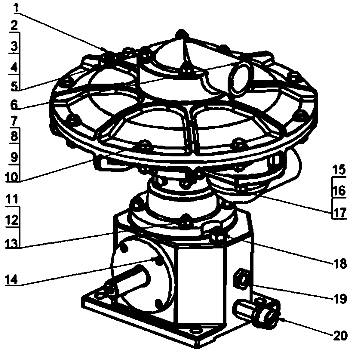Parasitical auxiliary self-priming vacuum pump