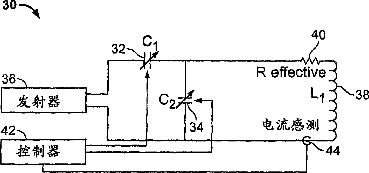 Resonant circuit tuning system with dynamic impedance matching