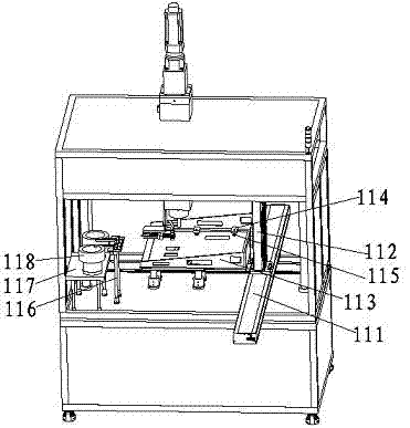 Riveting mechanism of riveting machine