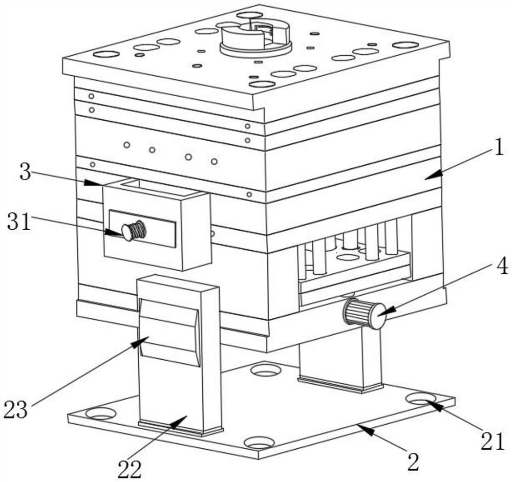 Multi-insert synchronous linkage core-pulling mold for injection molding and its high-precision control method