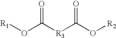 <i>In situ </i>mono-or diester dicarboxylate compositions