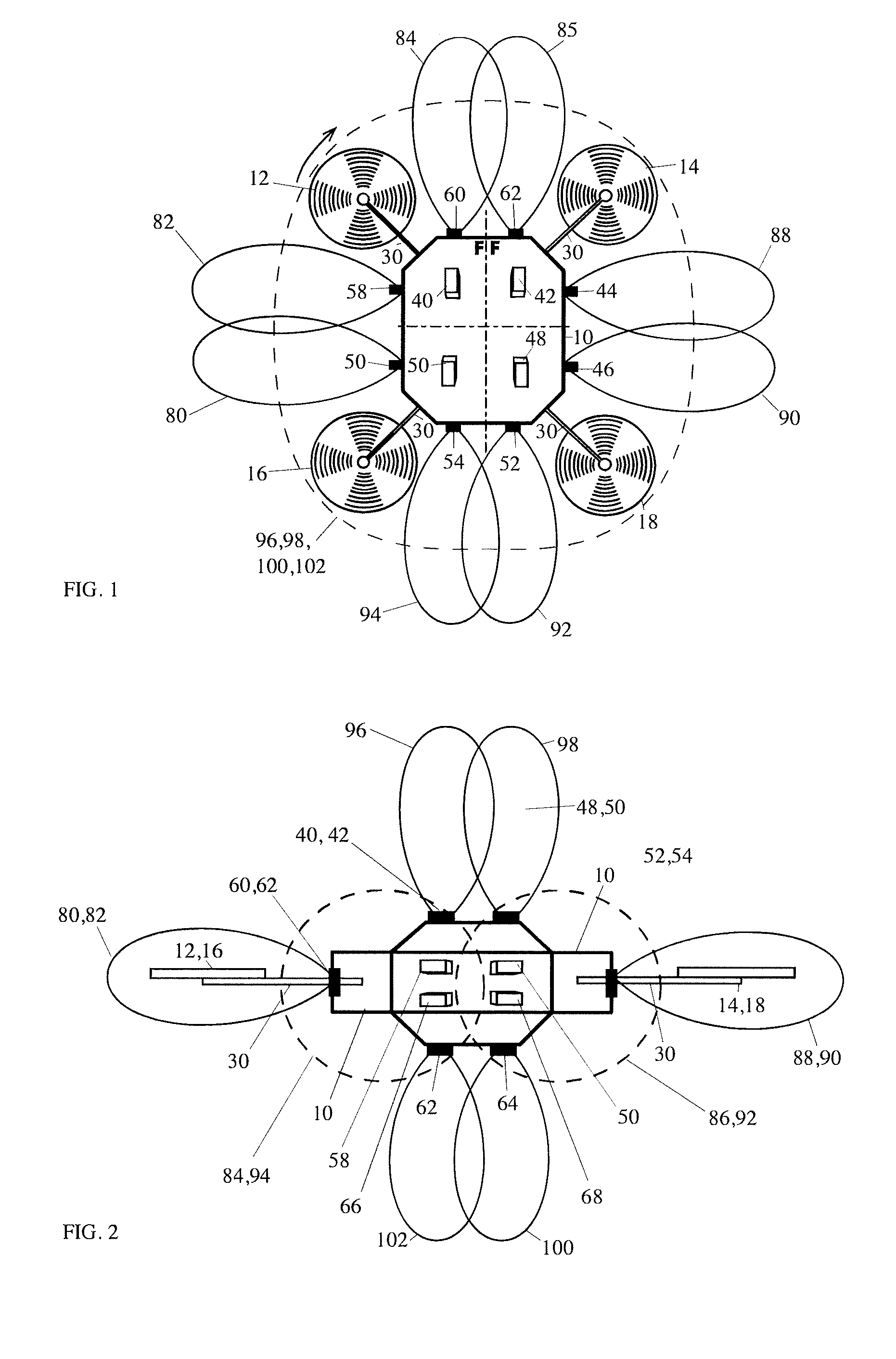 Micro unmanned aerial vehicle and method of control therefor