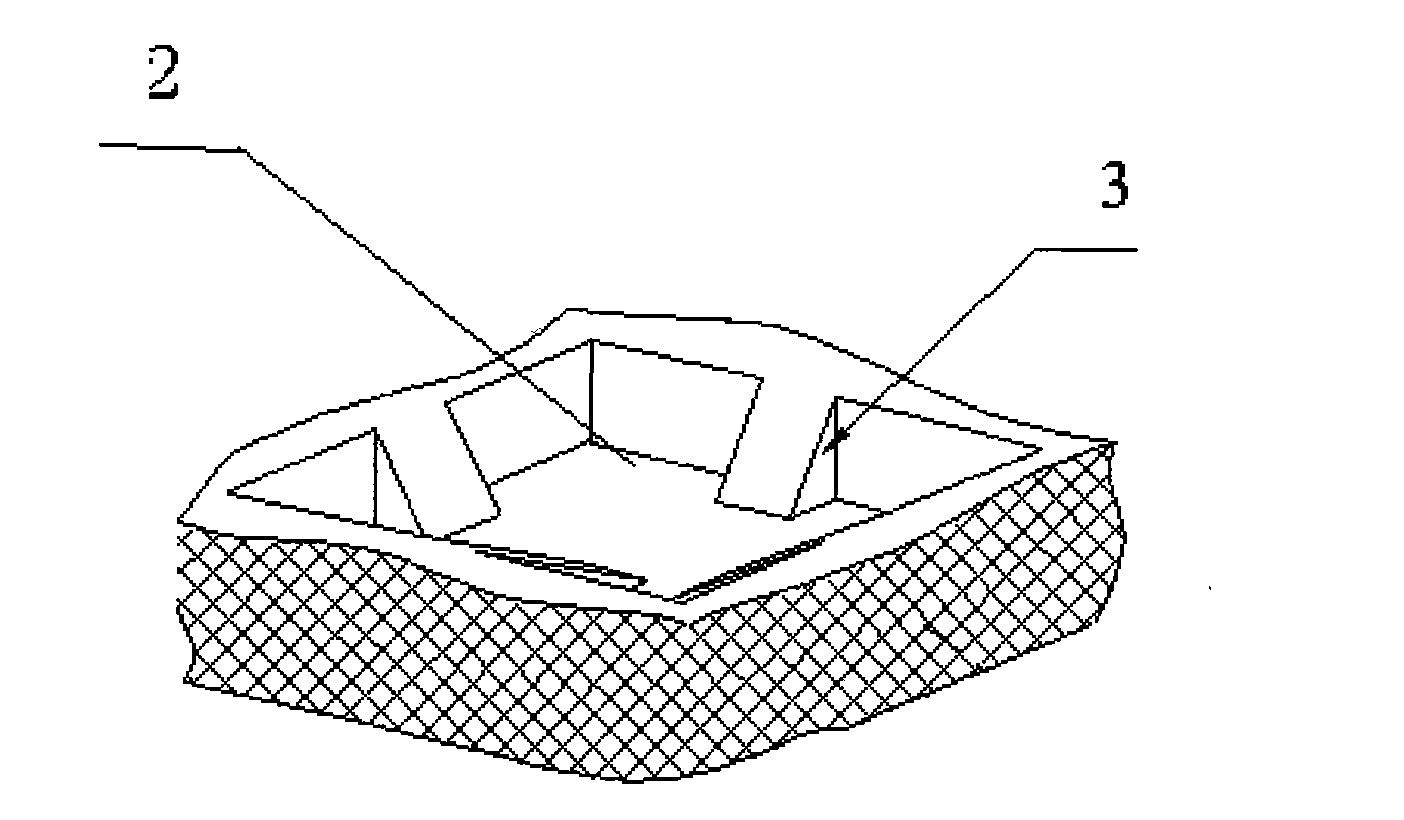 Bracket for large package of super-thin color tubes of 54cm