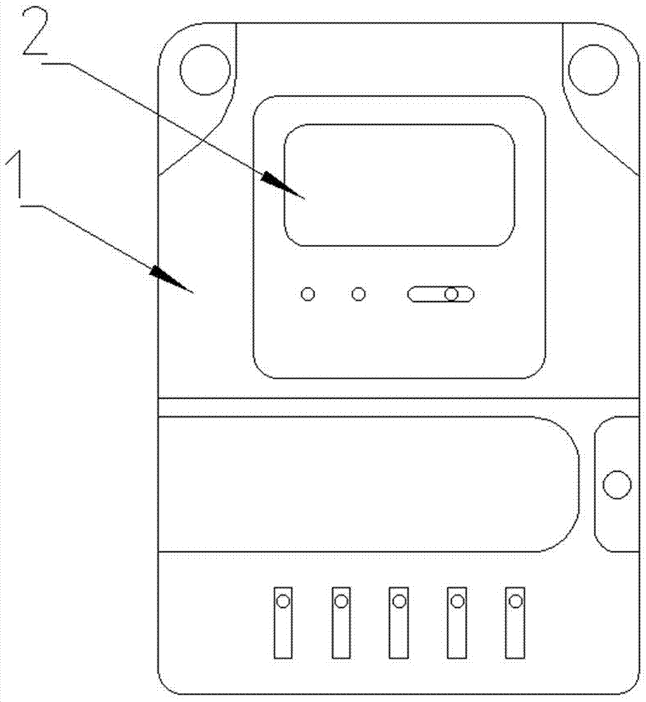 Display method of low-power smart electric meter