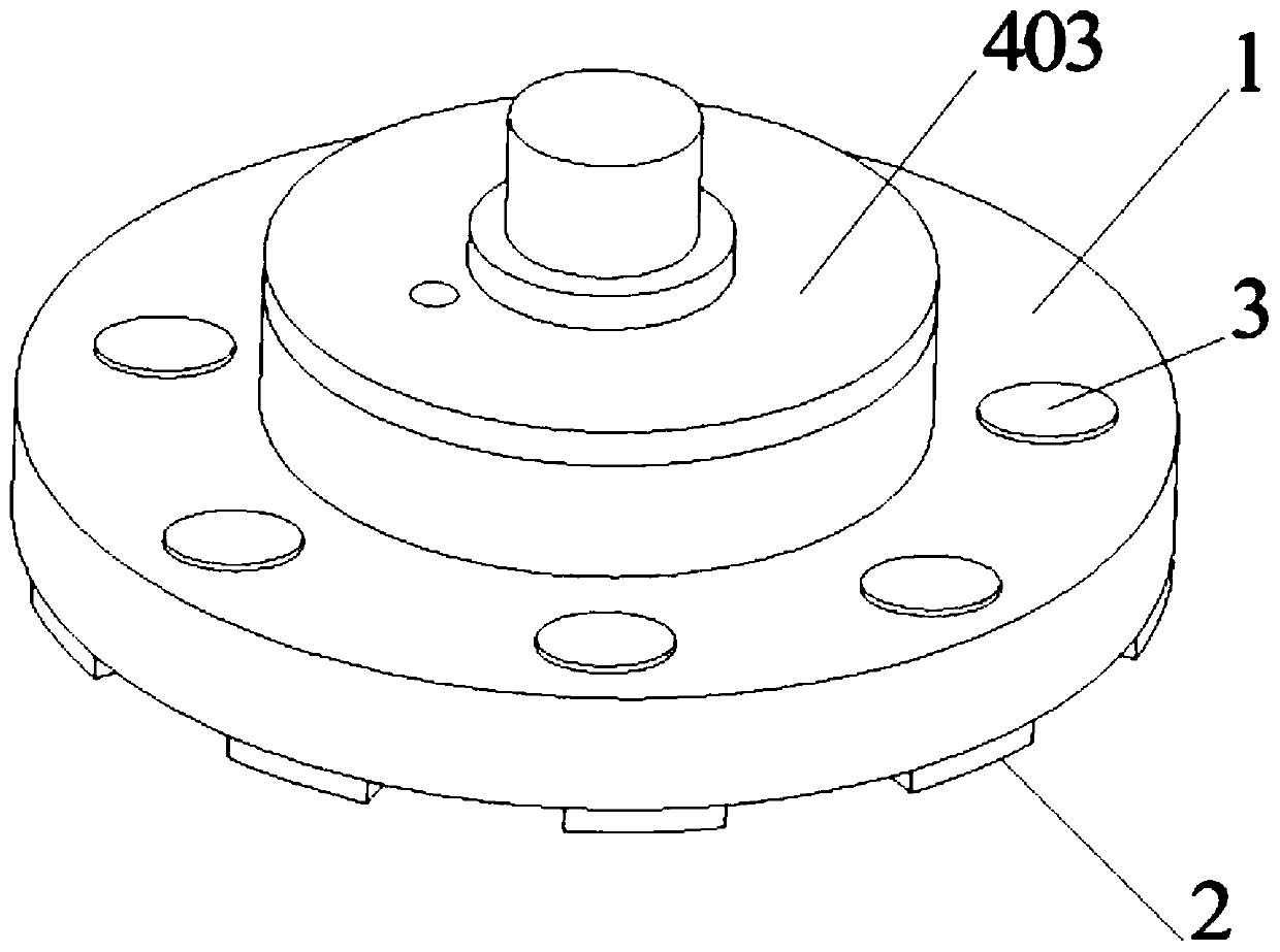 A kind of independent jet internal cooling grinding wheel