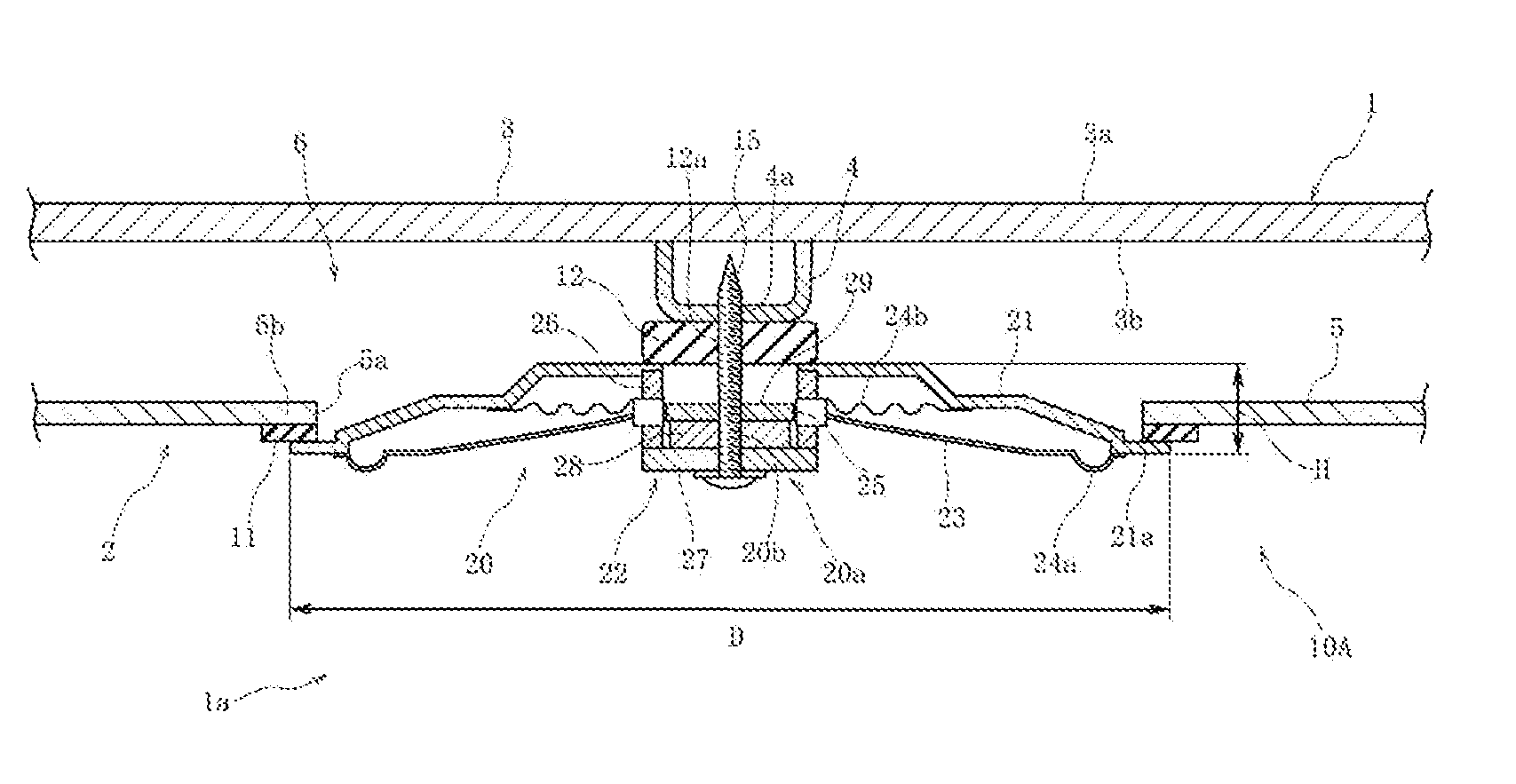 On-vehicle acoustic device and method of assembling the same