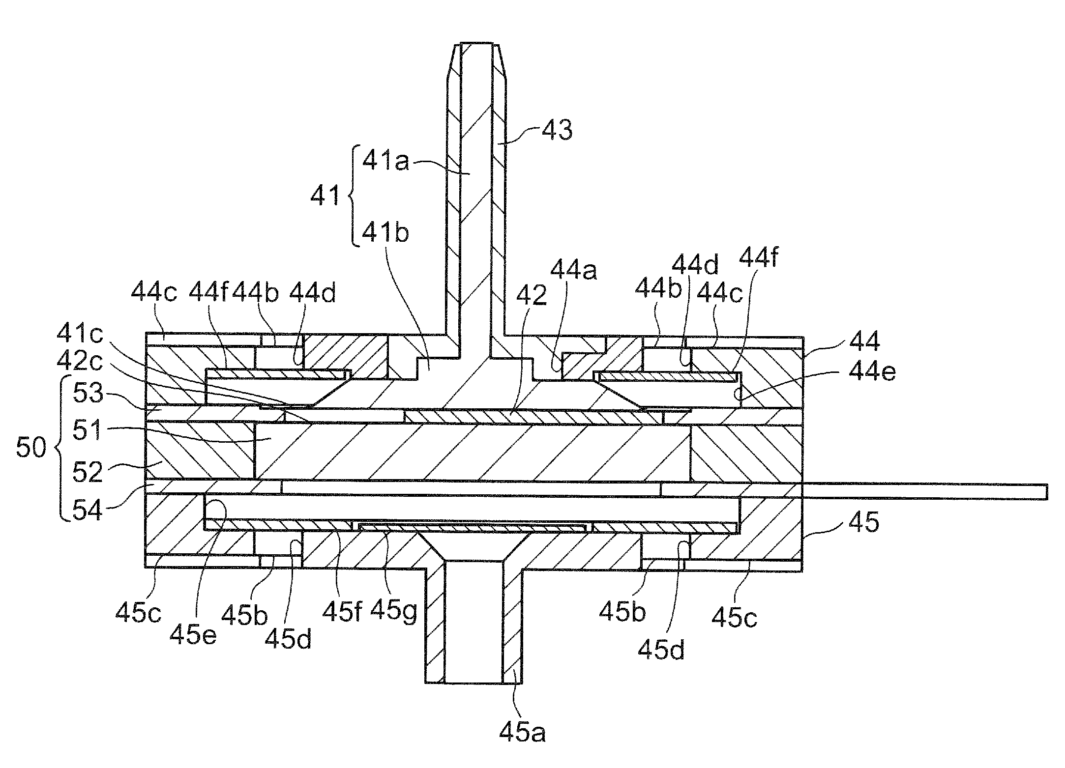 Connecting structure of a liquid sending apparatus, fuel-cell type electricity generating apparatus, and electronic device