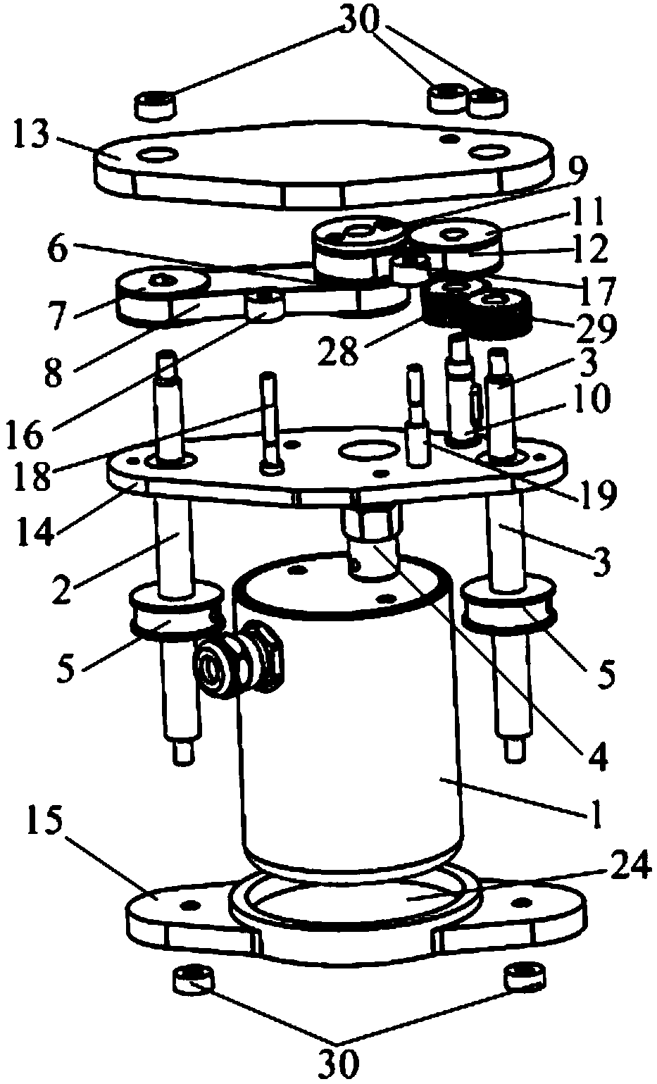 Wing folding and unfolding mechanism and underwater glider