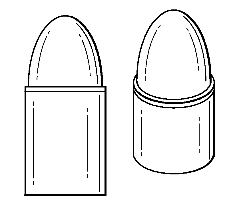 Method of making a projectile by metal injection molding