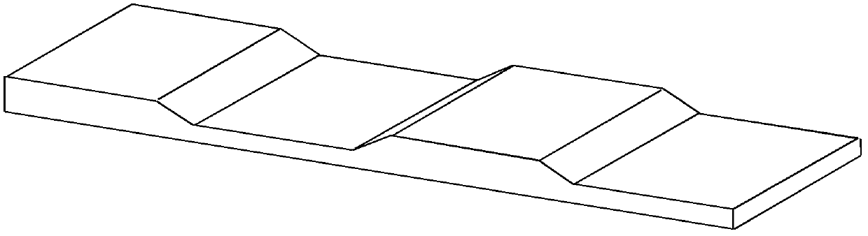 Equipment for extruding plastic panel with continuously variable cross-section