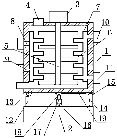 Preparation device of water-borne acrylic acid amino lacquer for automobile