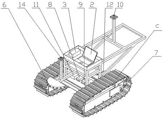 Tracked vehicle remote control and autopilot system based on Internet