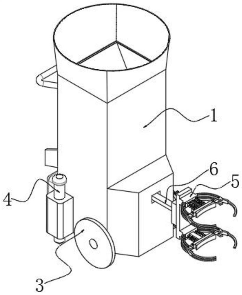 Self-walking wheel type walnut picking machine based on single-chip microcomputer control