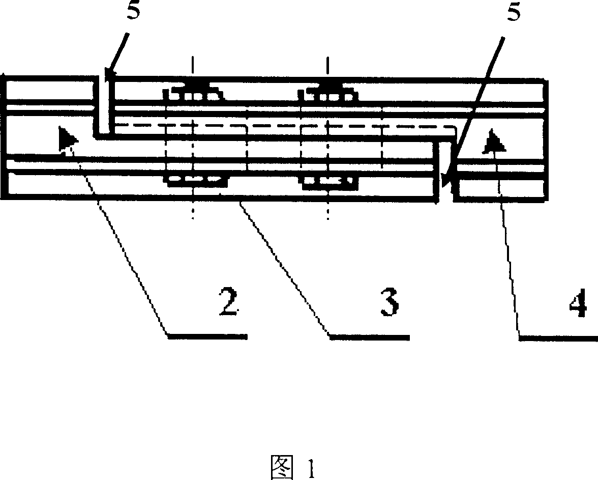 Transtion joint for reducing impacted vibration to rail joint by heavy load train