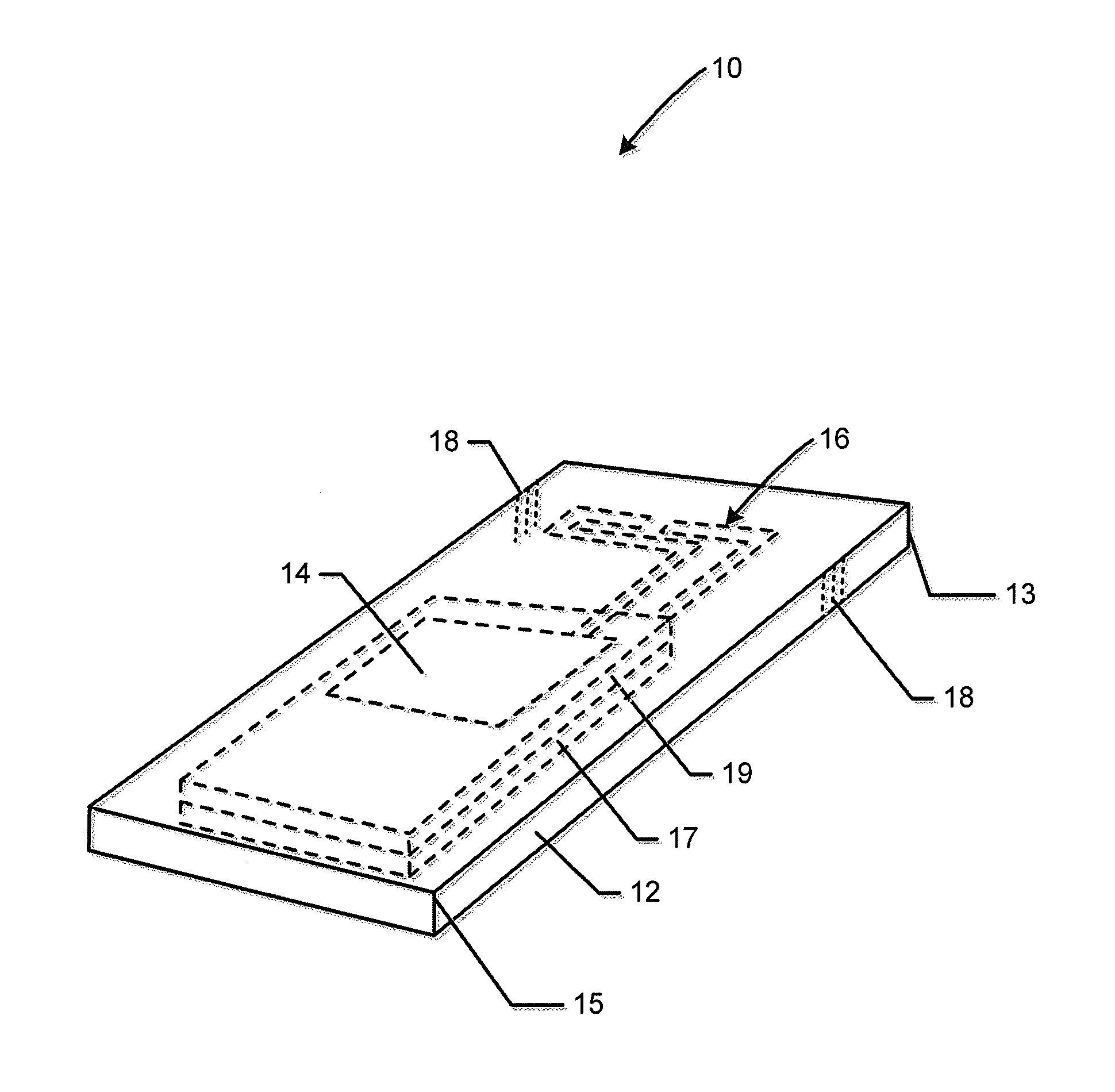 Portable electronic device body having laser perforation apertures and associated fabrication method