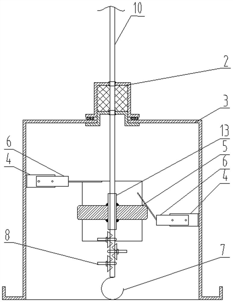 Winch lifting point shielding device for shielding room and using method thereof
