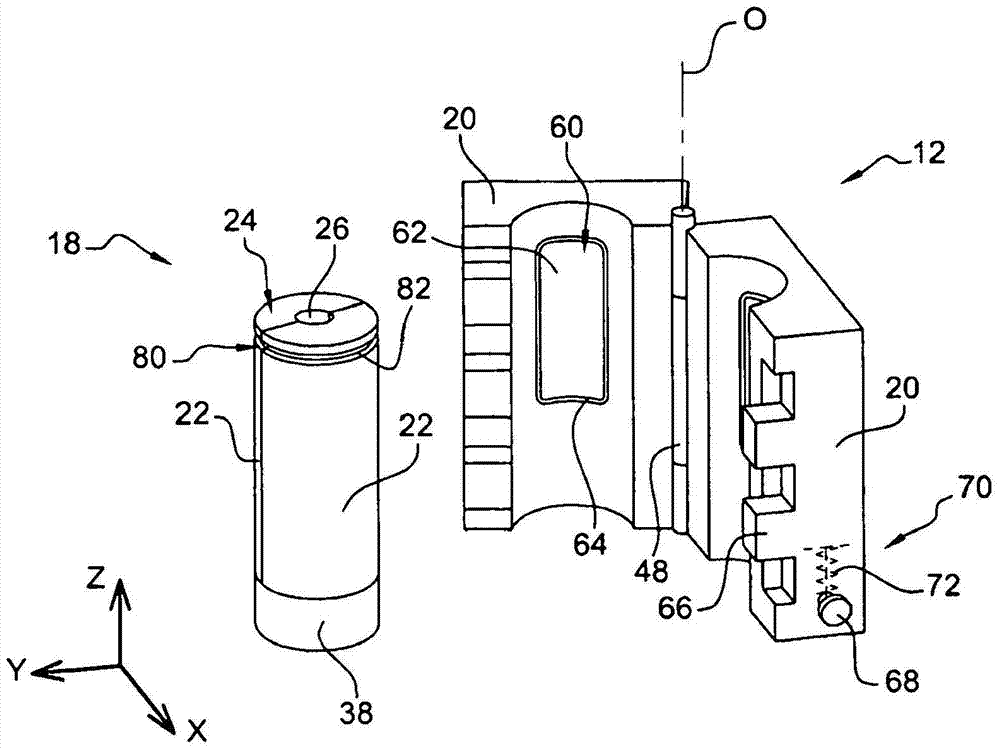 Mold change assistance system for molding units of container manufacturing machines