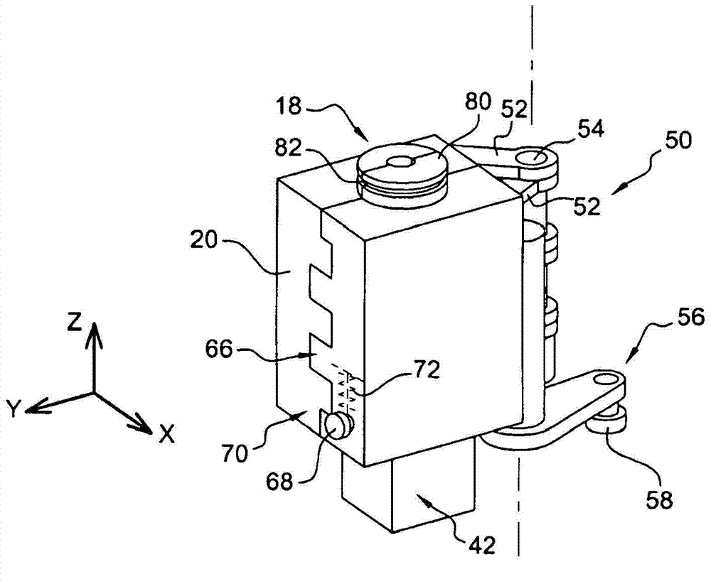 Mold change assistance system for molding units of container manufacturing machines