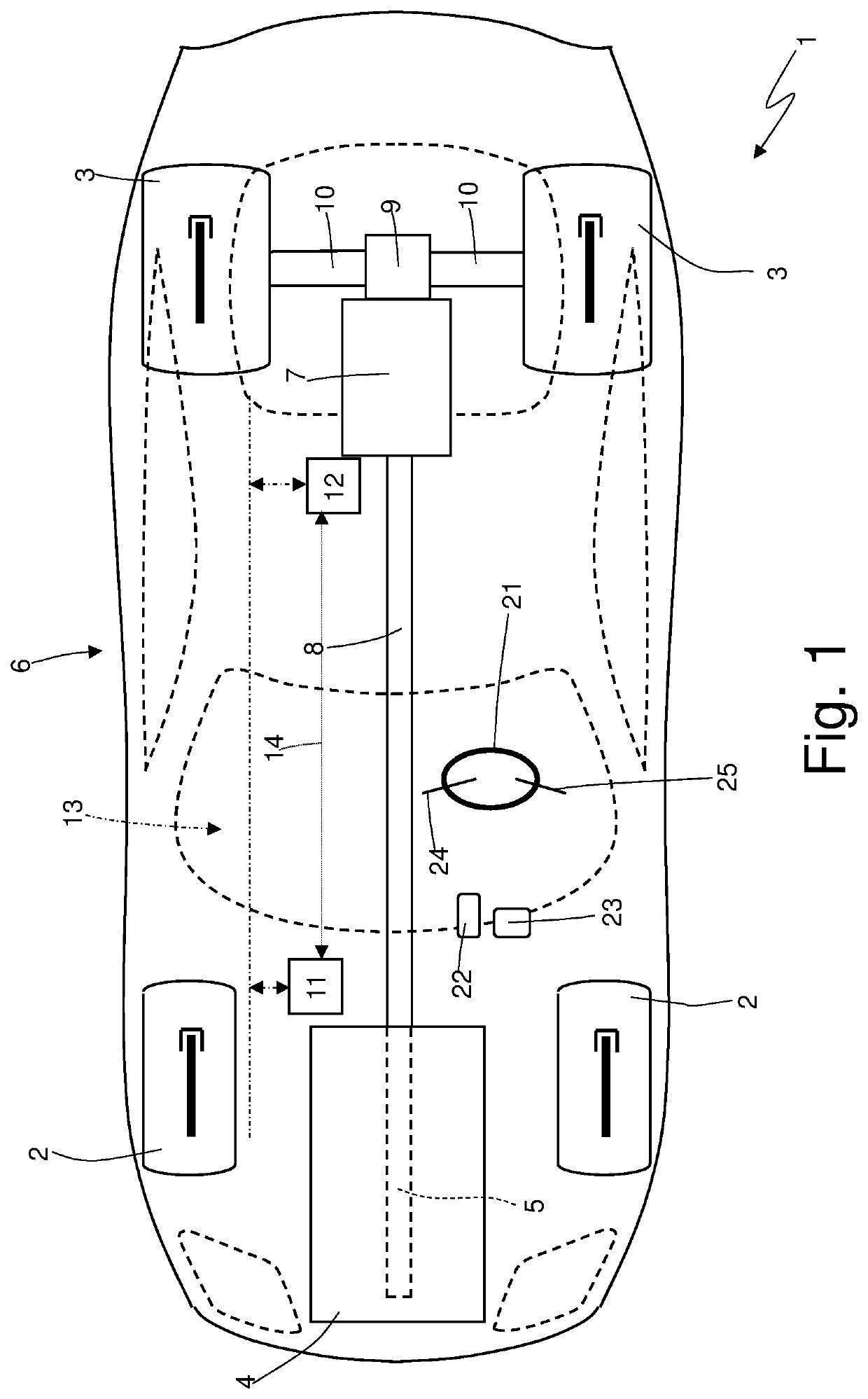Method to control a road vehicle with a microslip of the clutch