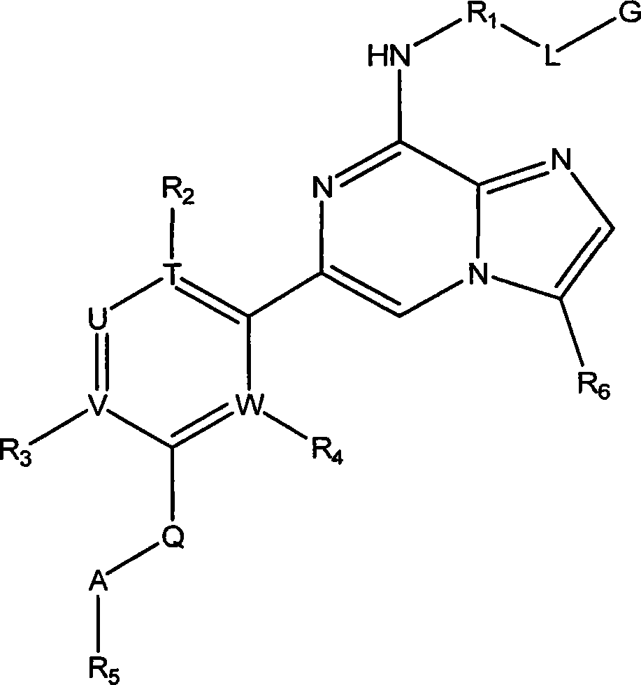Imidazo[1,2-a]pyrazin-8-ylamines useful as modulators of kinase activity
