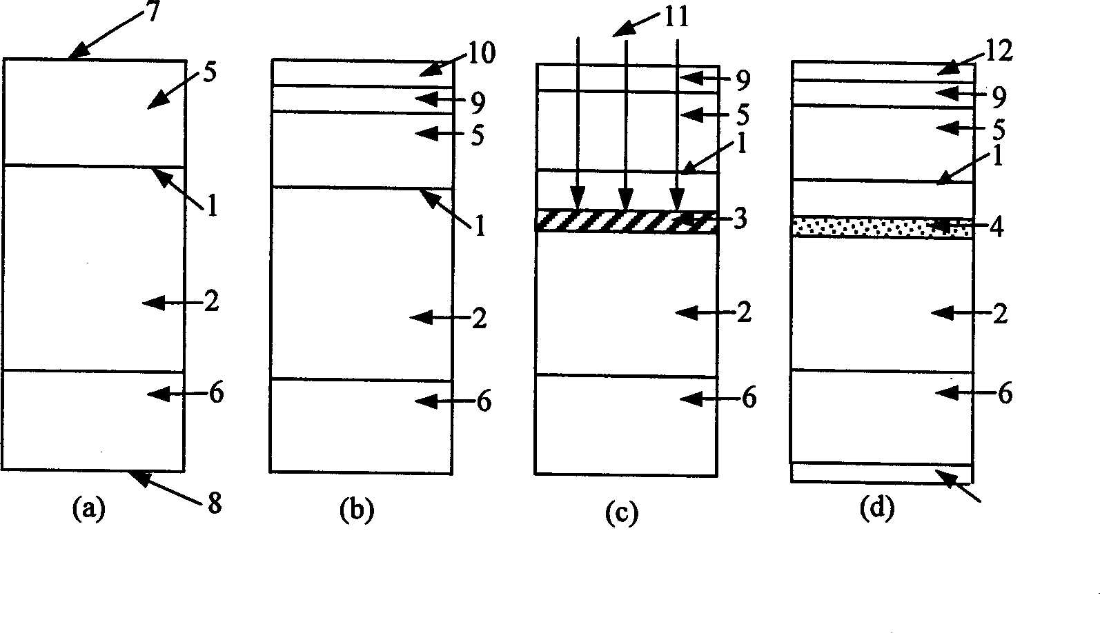 Method for manufacturnig silicon high-speed semiconductor switch device