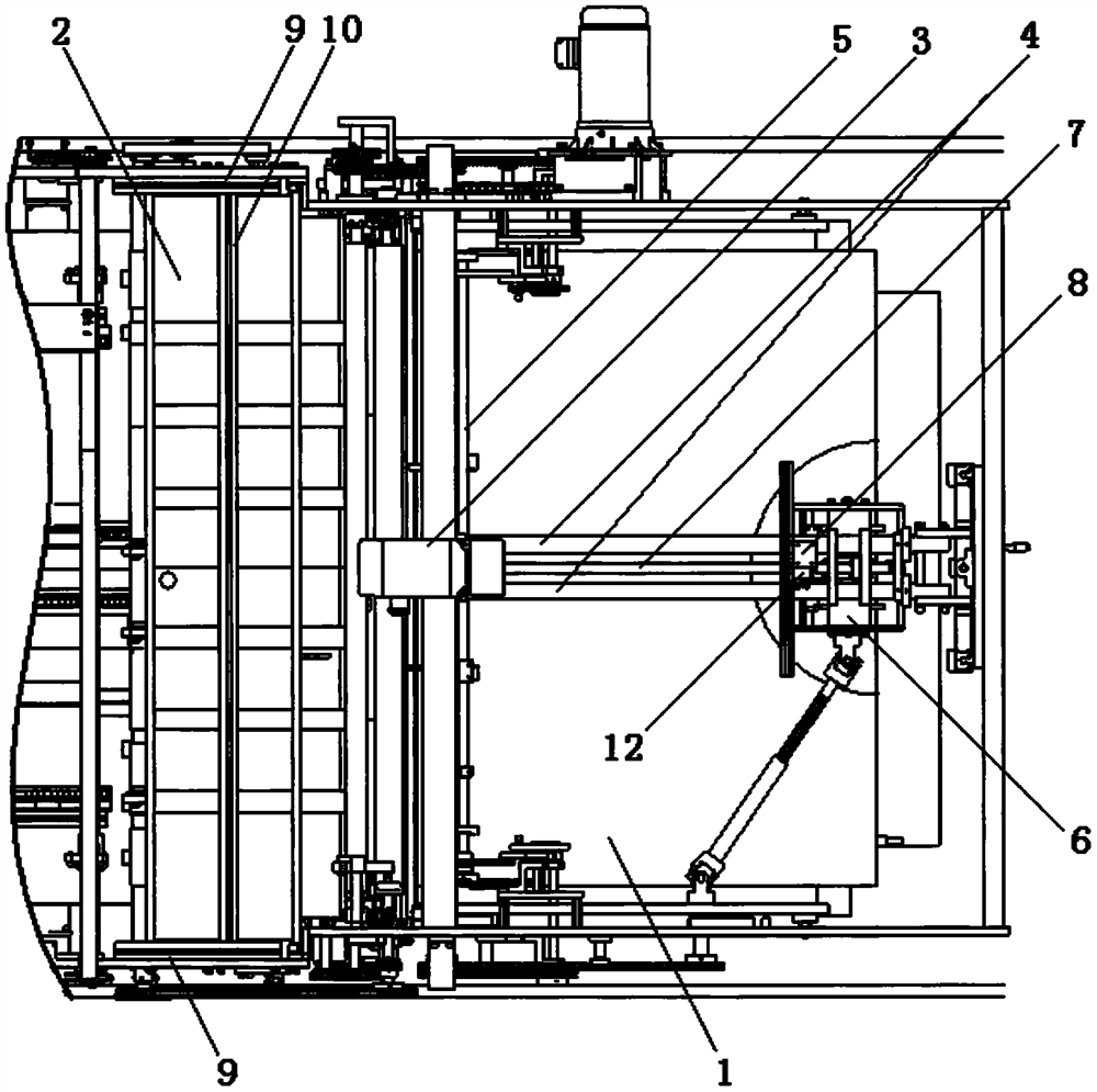 Paper feeding mechanism with paper recognition function and working method thereof