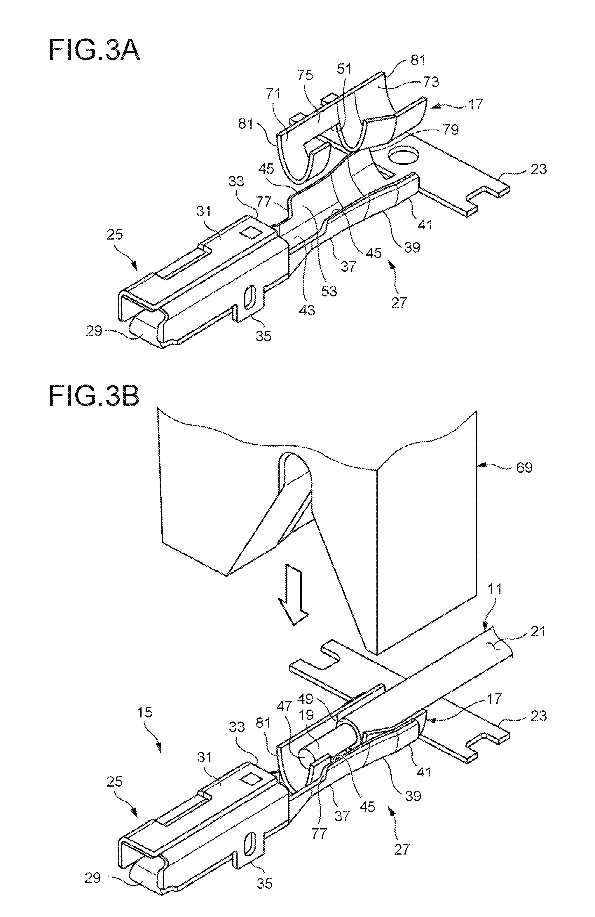 Connecting structure of crimp terminal and electric wire