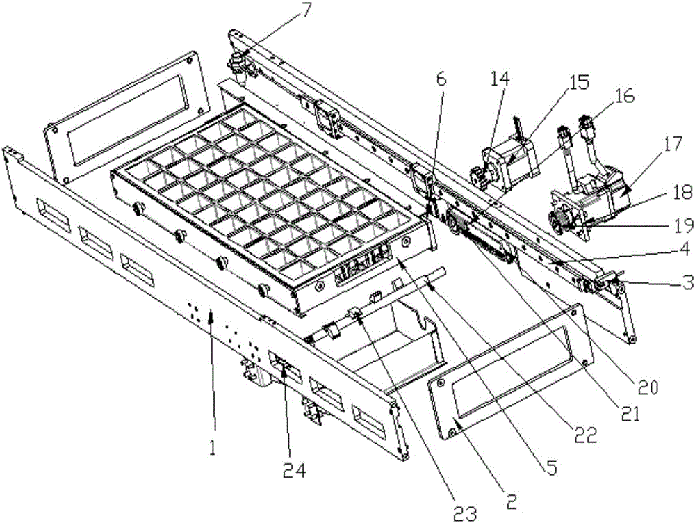 Non-mechanical storage tablet dispensing device