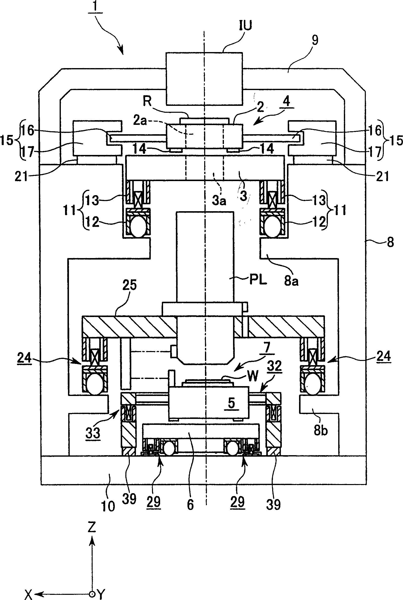 Stage device, method of driving stage, exposure device and exposure method