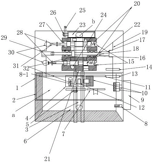 Single-pressure type single-piston double-crankshaft double-power-output incombustible engine