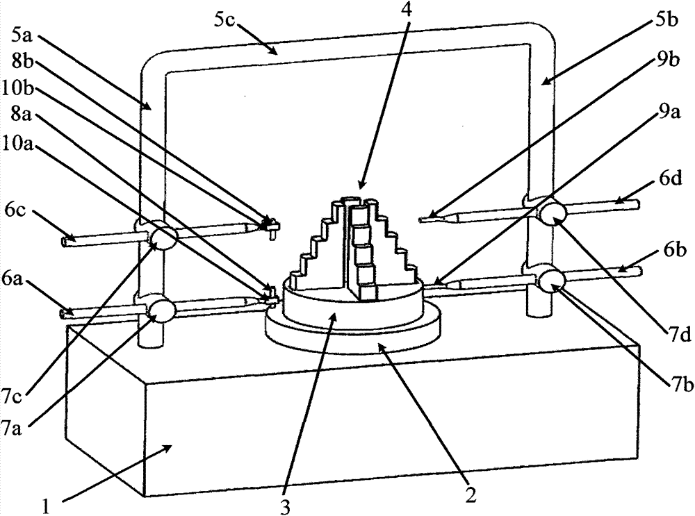 Aircraft engine rotor air floating assembling method and device based on optical-electricity encoder angle measuring