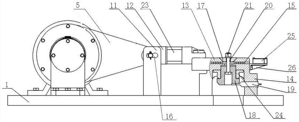 A device for testing the anti-loosening performance of threaded fasteners