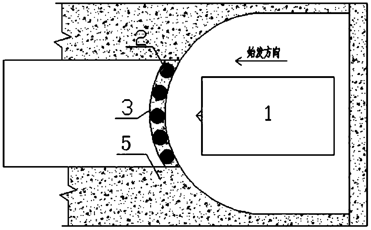 A structure of a shield starting portal and a construction method for shield starting