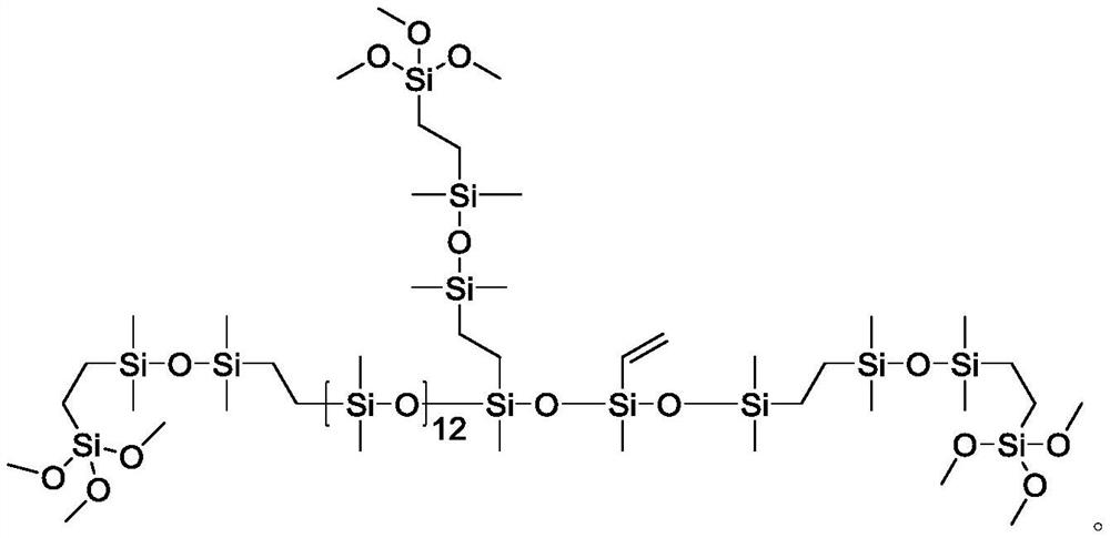 Silicone polymer and its preparation method, adhesive and its application