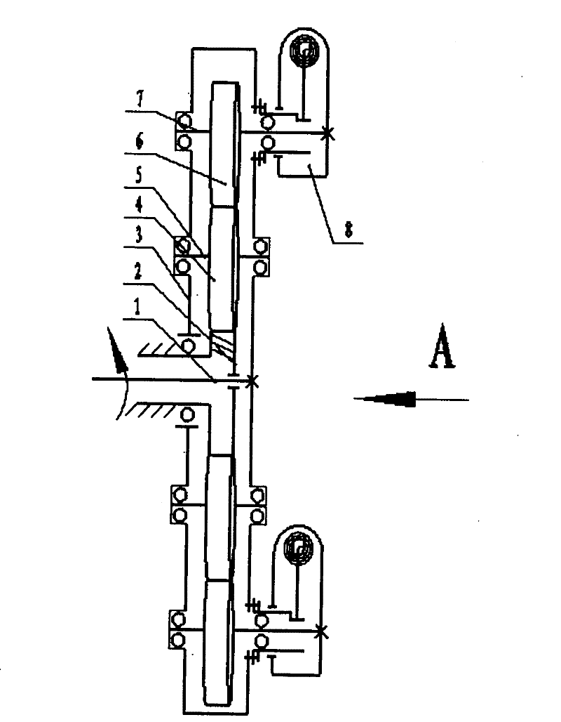 Transplanting mechanism of helical-tooth staggered shaft deformed ellipse gear wide and narrow row high-speed transplanter