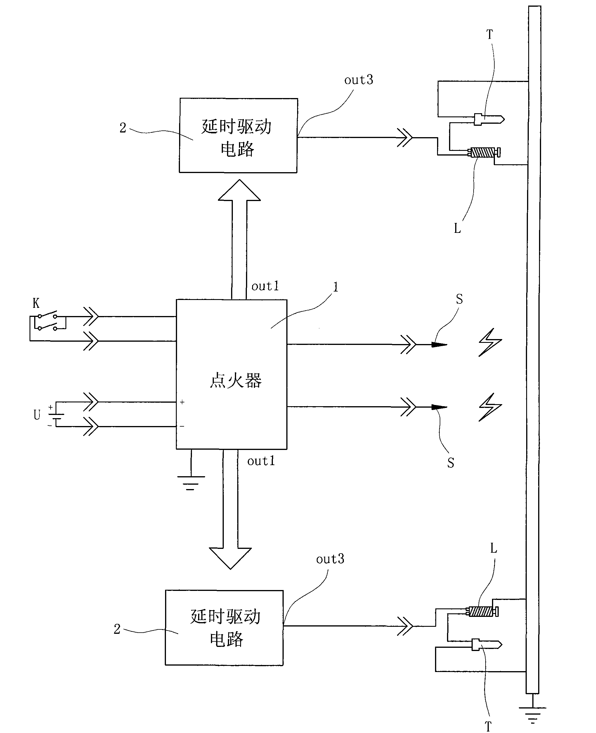 Gas stove ignition device