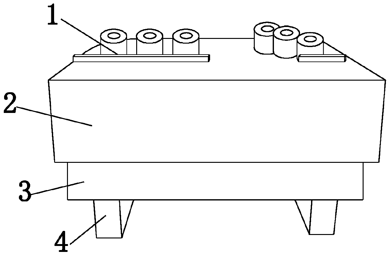 Mechanical device for cutting wood for construction