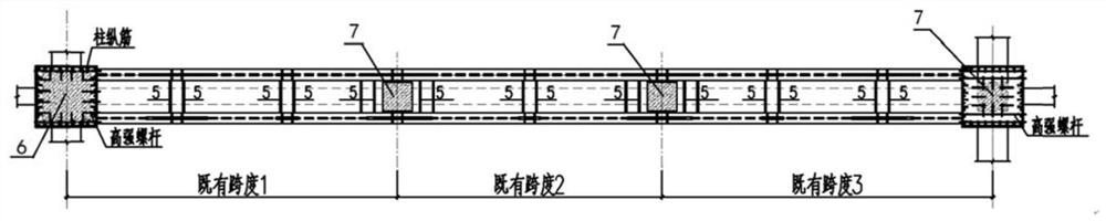 Double-truss steel-concrete combined conversion reinforcing truss