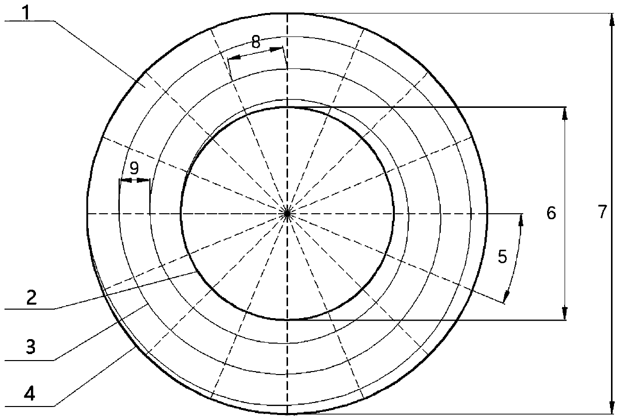 Method used for superspeed laser cladding of end face of disc type part