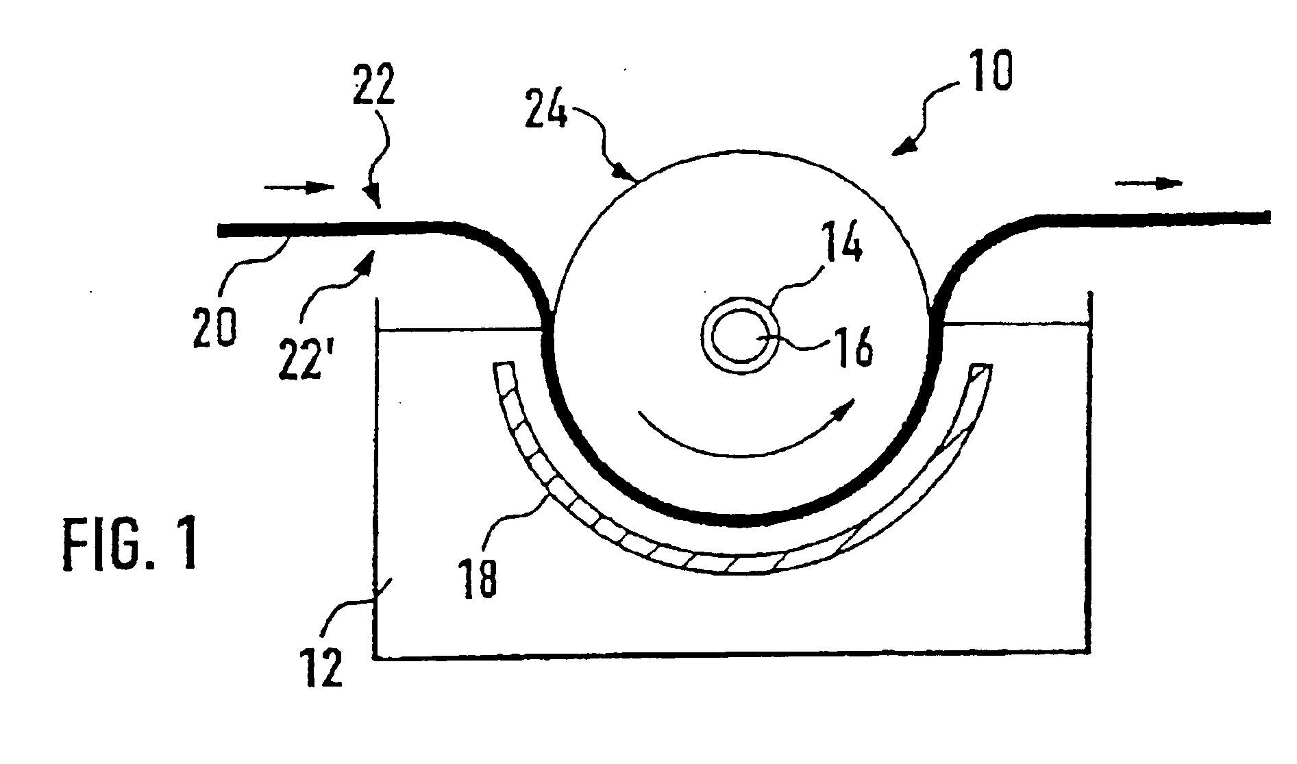 Method for electroplating a strip of foam