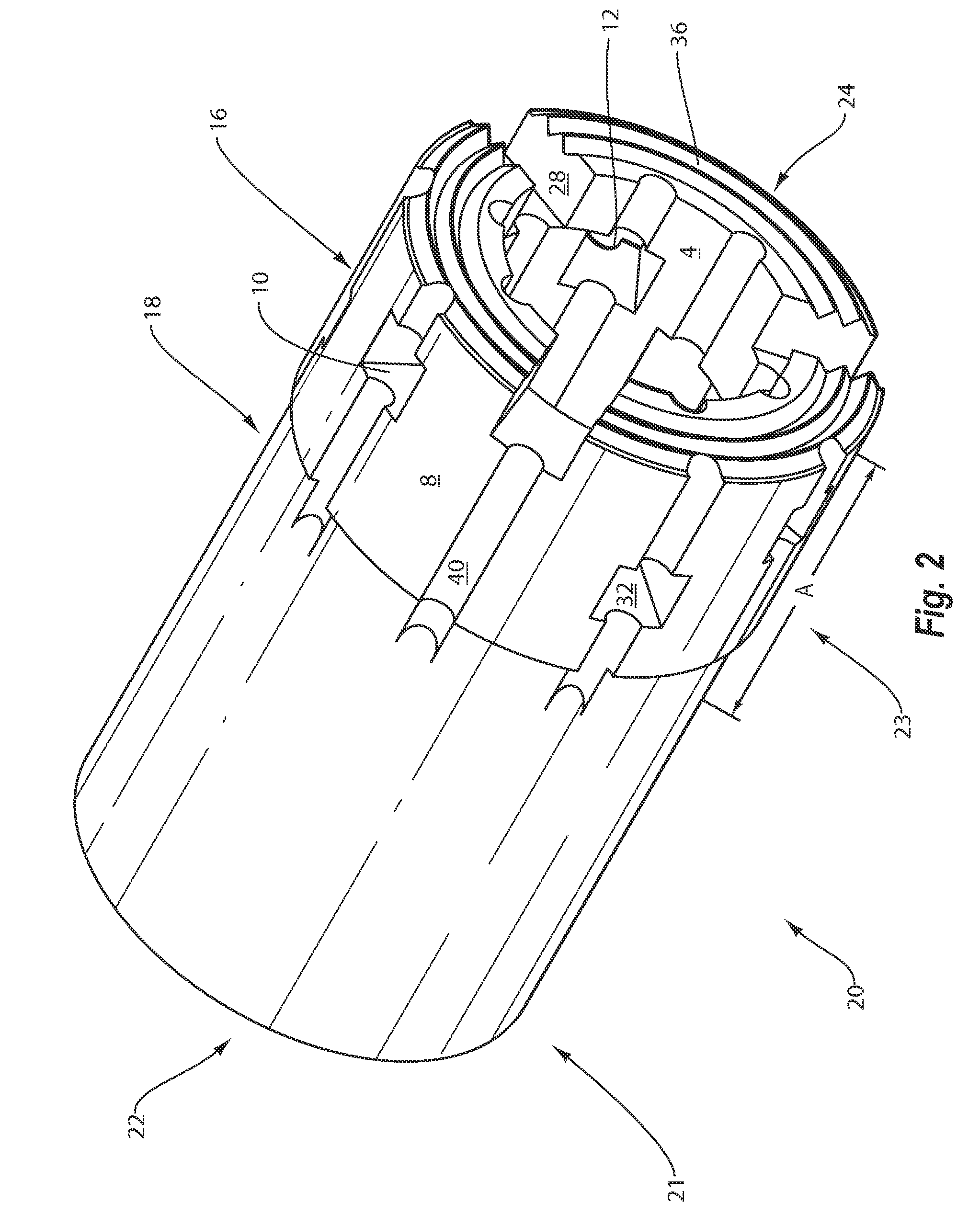 Drill bits with enclosed fluid slots and internal flutes