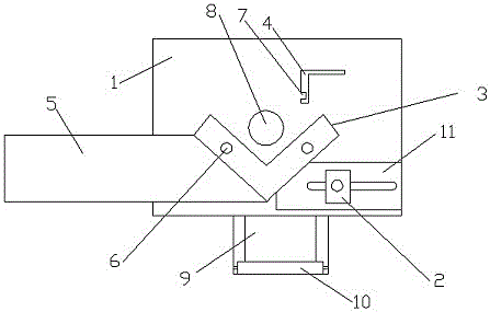 Tooling for opening of bent plate of bridge frame