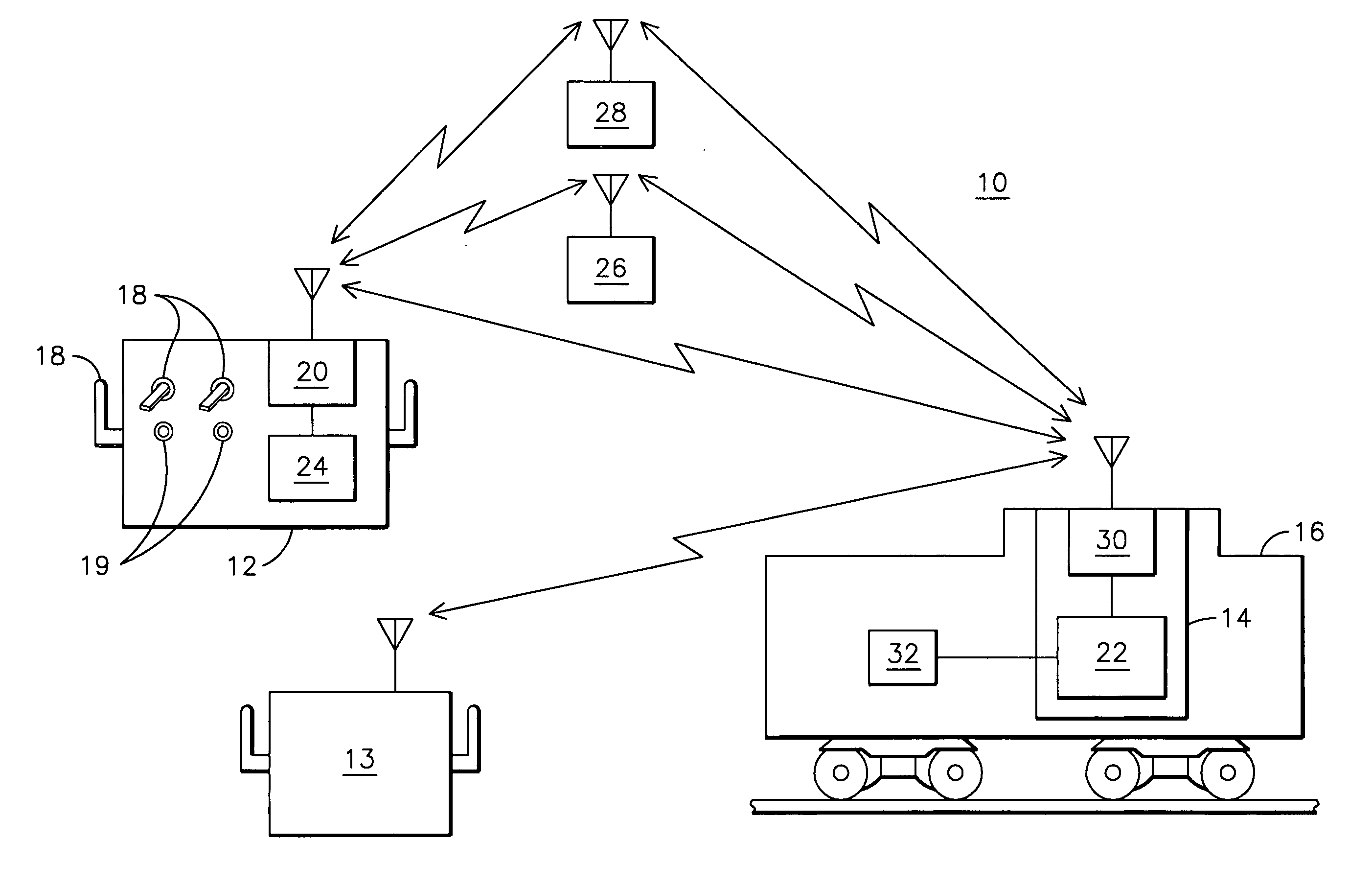 Implicit message sequence numbering for locomotive remote control system wireless communications