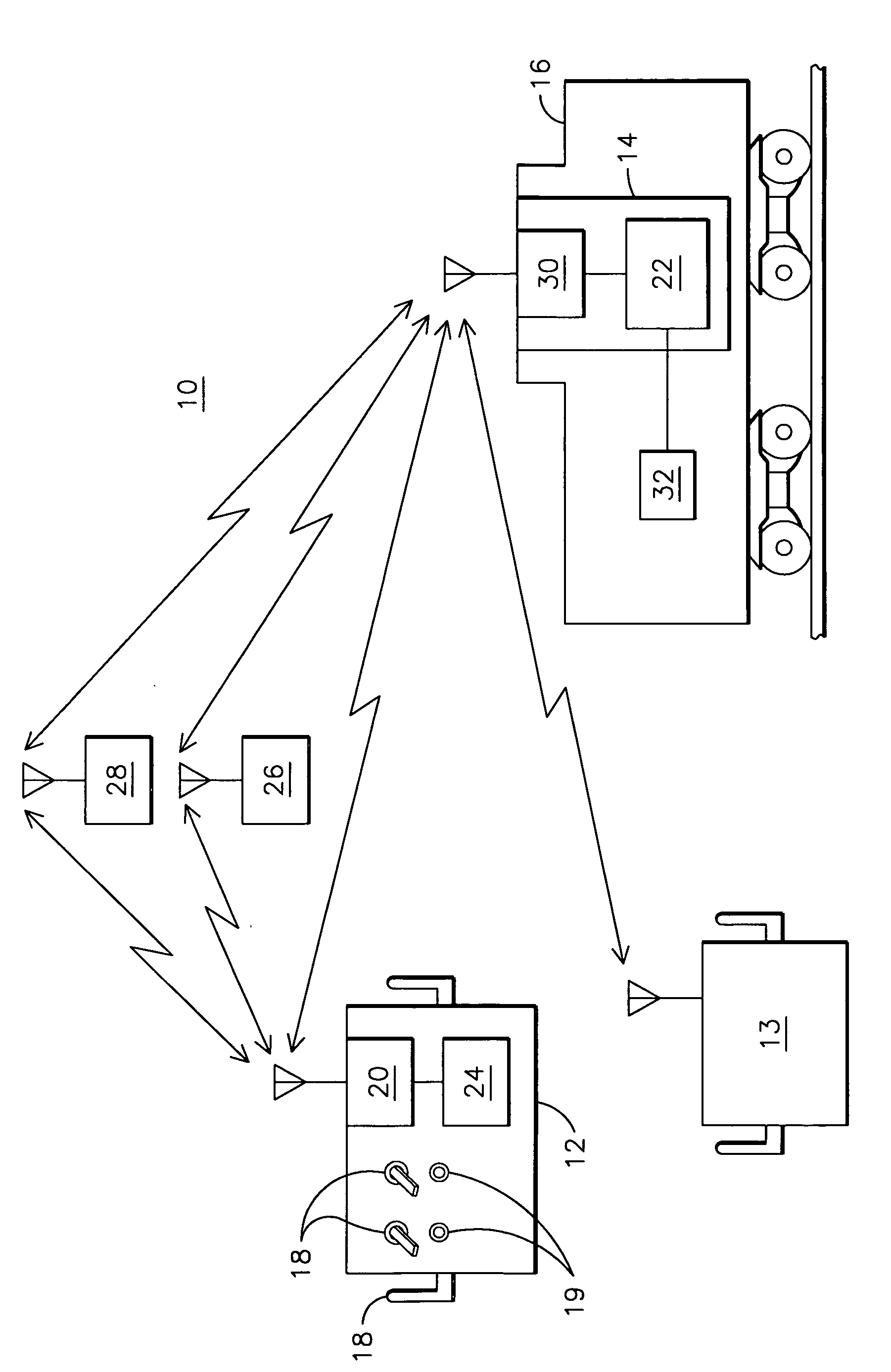 Implicit message sequence numbering for locomotive remote control system wireless communications