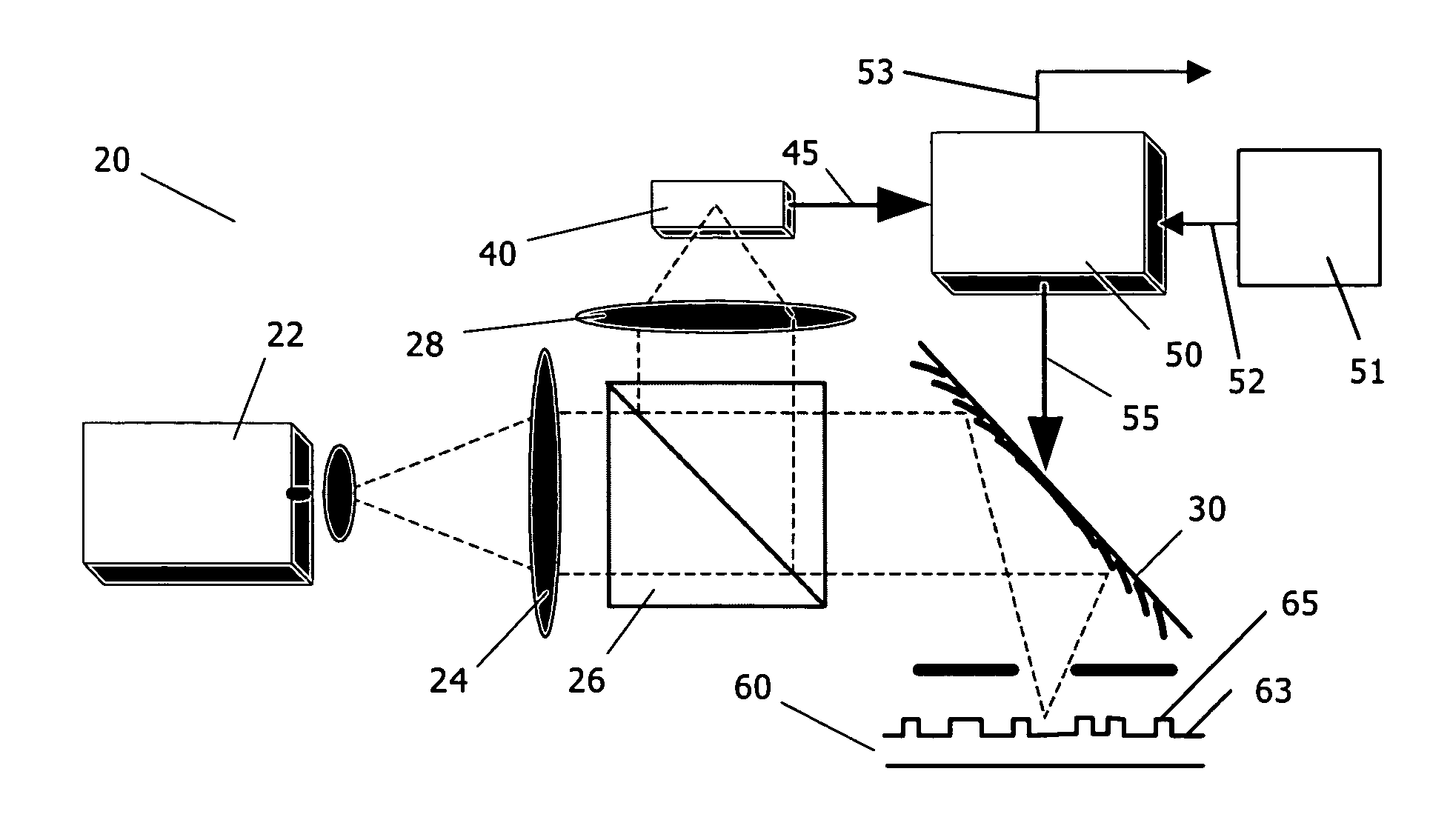 Optical pick-up device using micromirror array lens